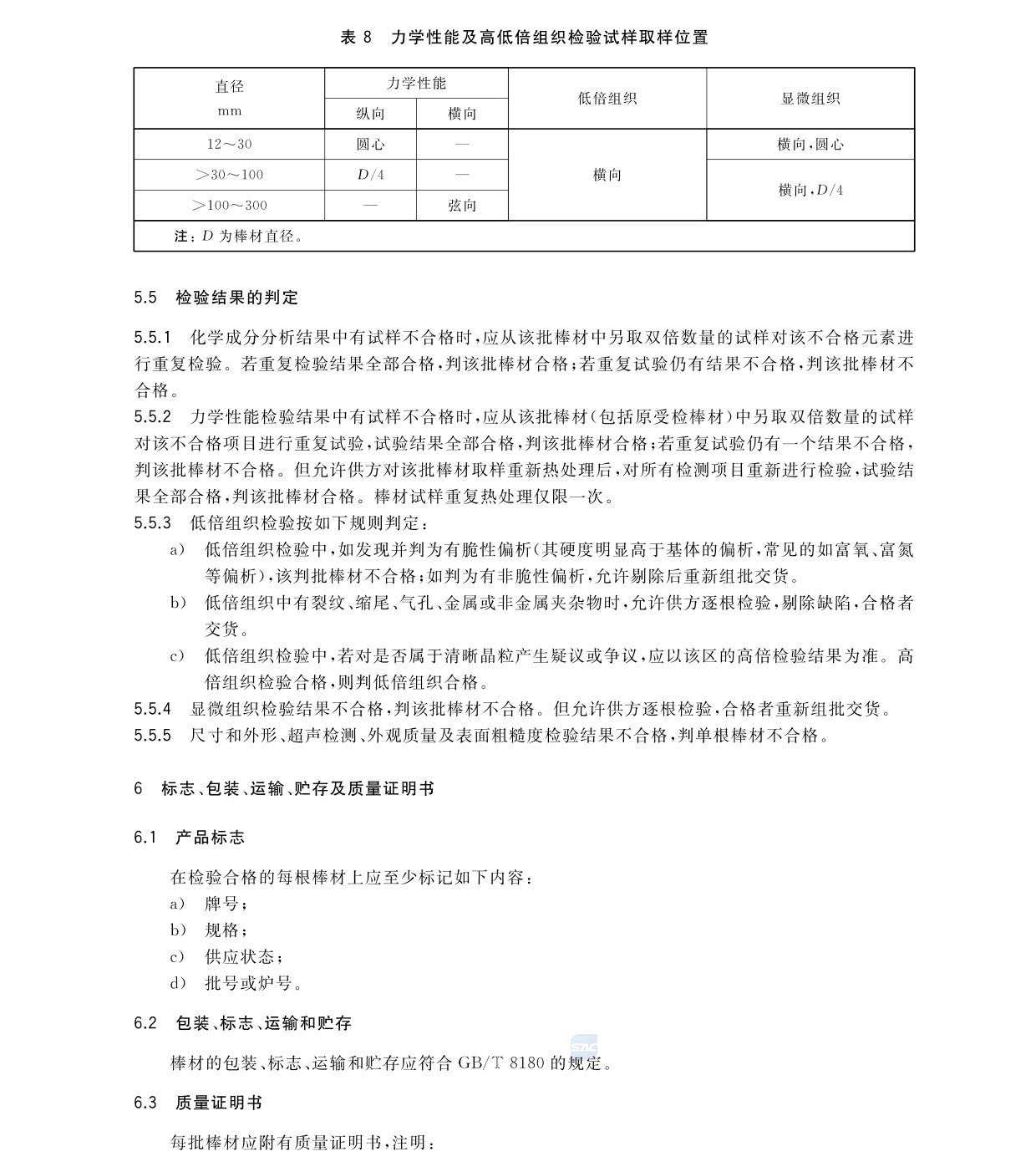 航空航天用高温钛合金棒材国家标准GB/T 38917-2020